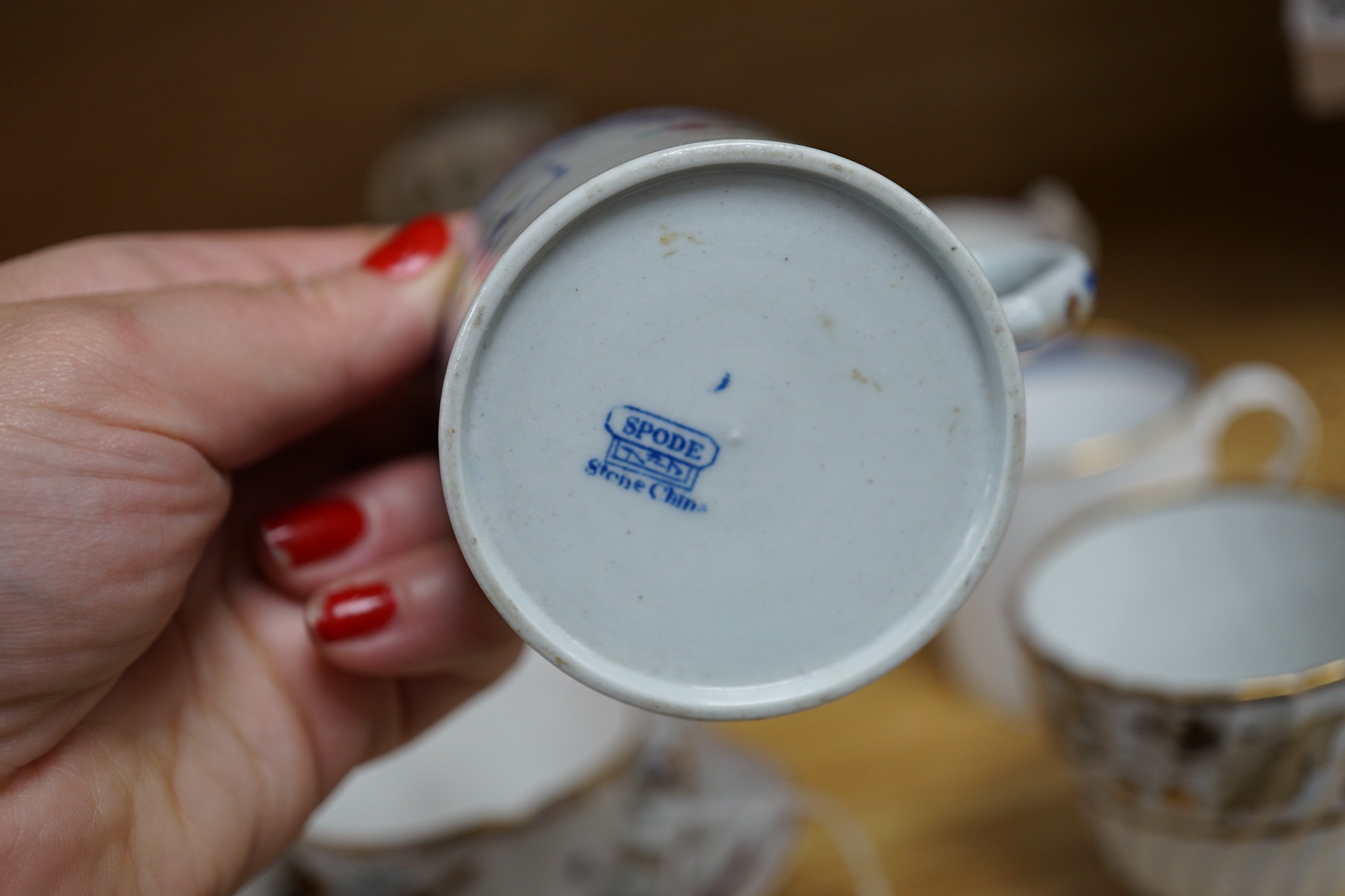 A selection of China teaware, to include Helen Wolfston, 369